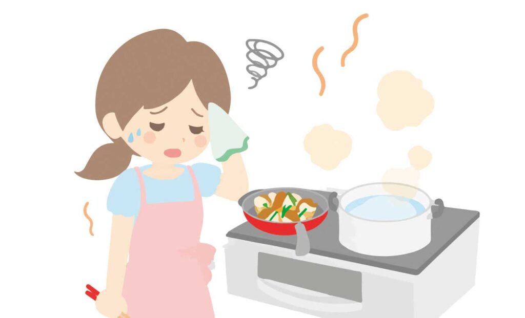 夏の料理時間を少しでも快適に　キッチンの暑さ対策|豊明市・名古屋市のリフォーム＆外壁塗装ならサンリツホーム